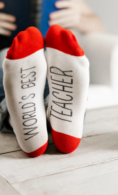 World's Best Teacher Socks