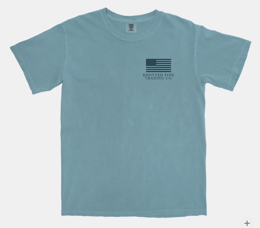 Old Glory Tee - Ice Blue