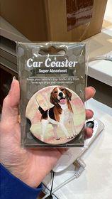 Beagle Standing Car Coaster
