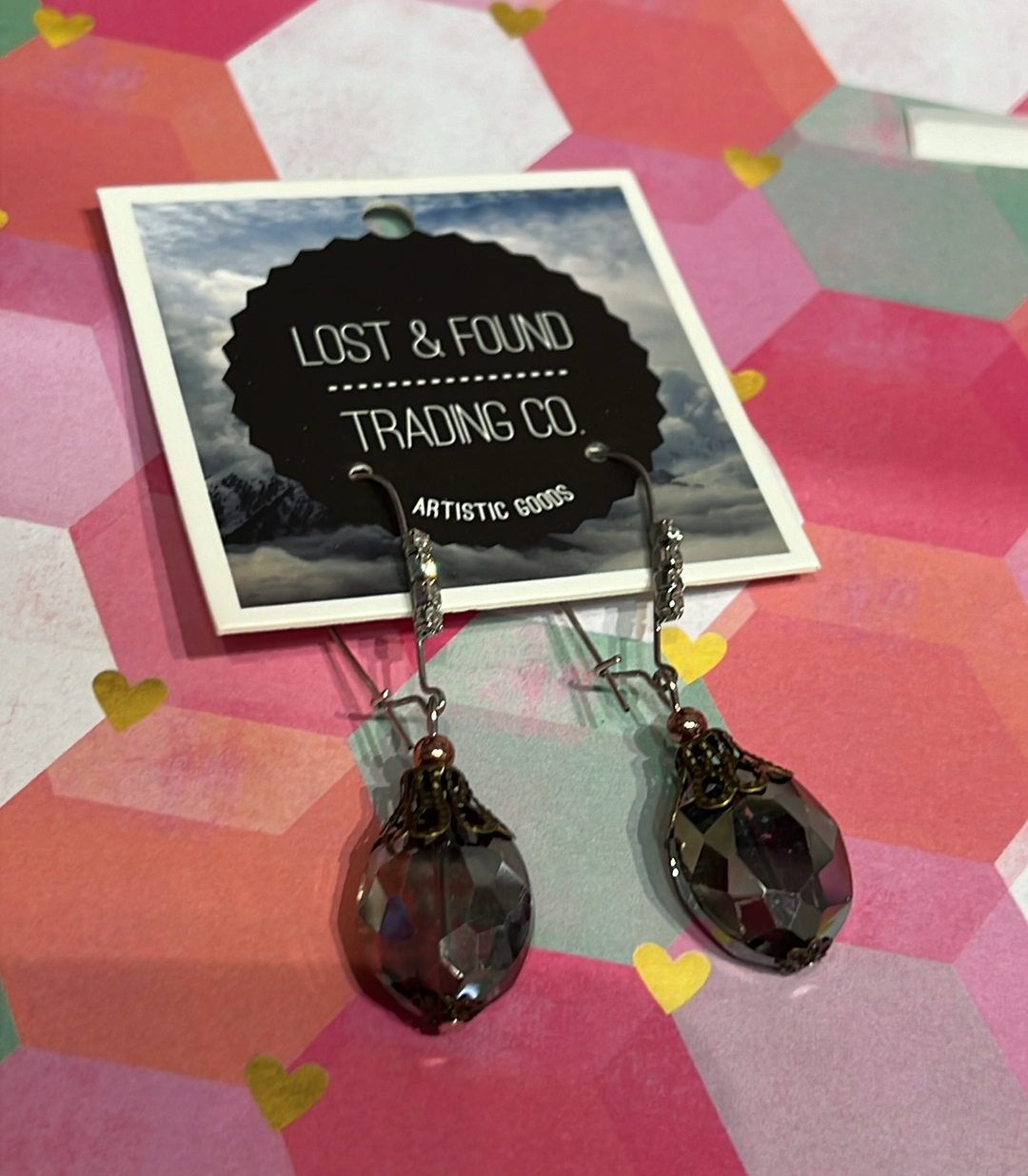 Crystals & Faceted Glass Earrings