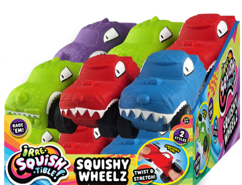 4.5" SQUISHY WHEELZ