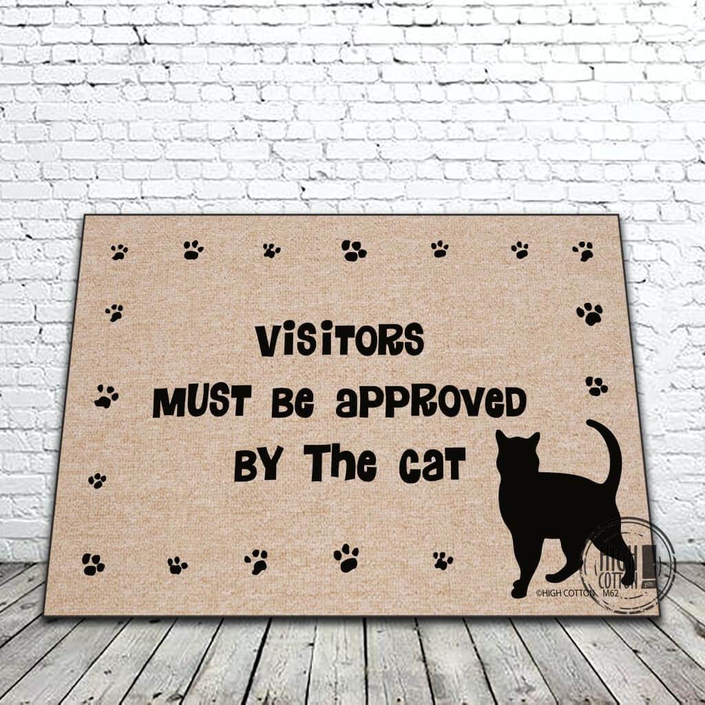 Visitors Approved Cat Door Mat