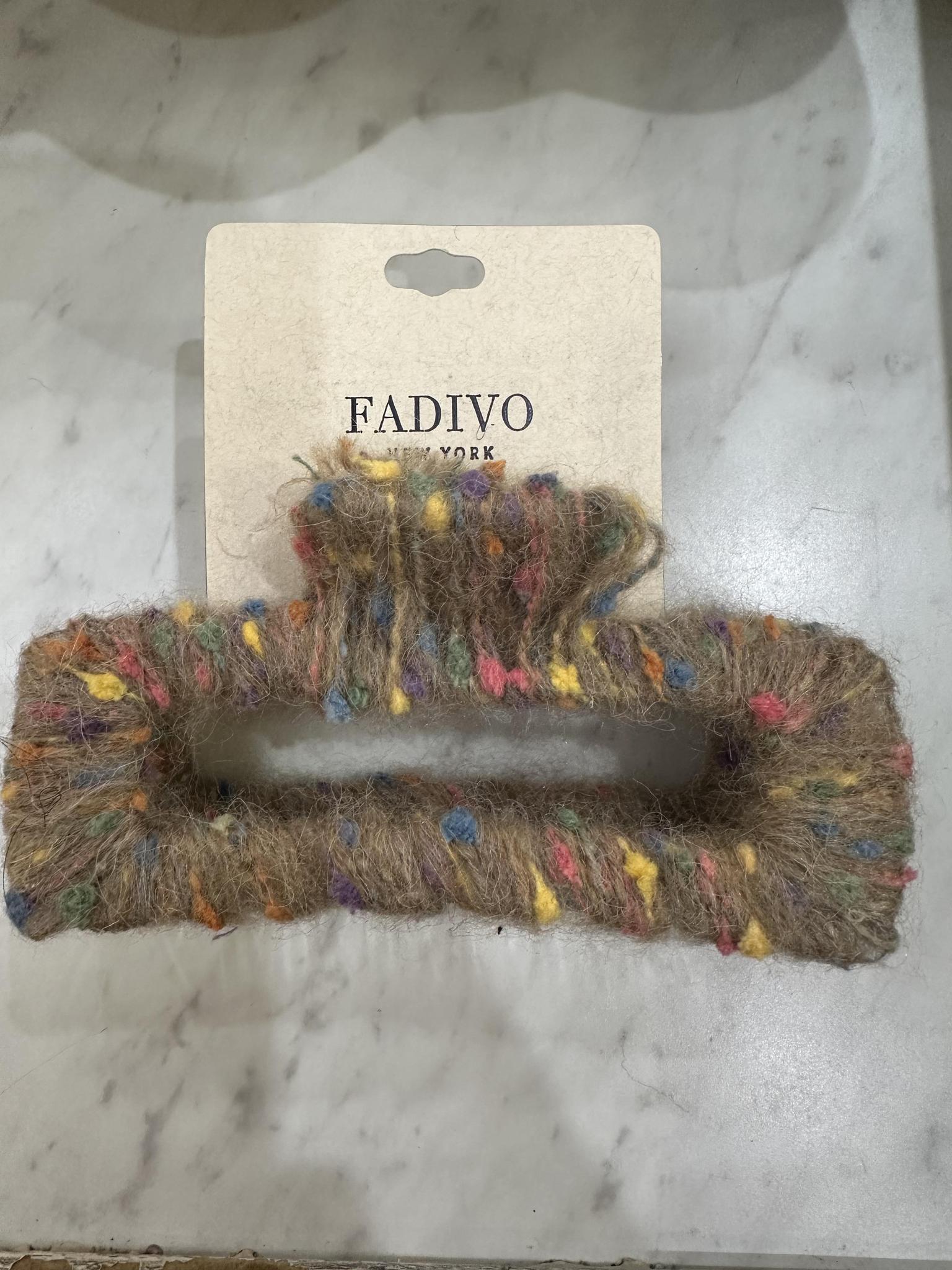 Yarn Wrapped Hair Clip