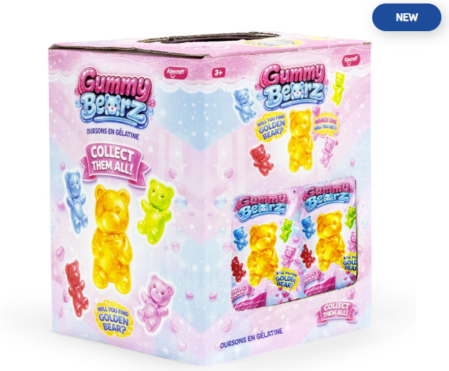 Gummy Bearz Mystery Squishy Toys Grab Bin
