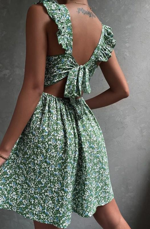 Allover Floral Dress