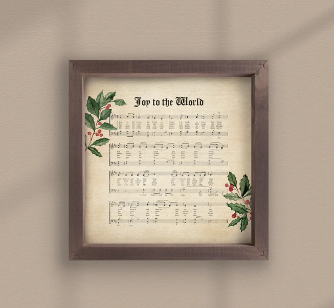 Joy To The World Framed Art