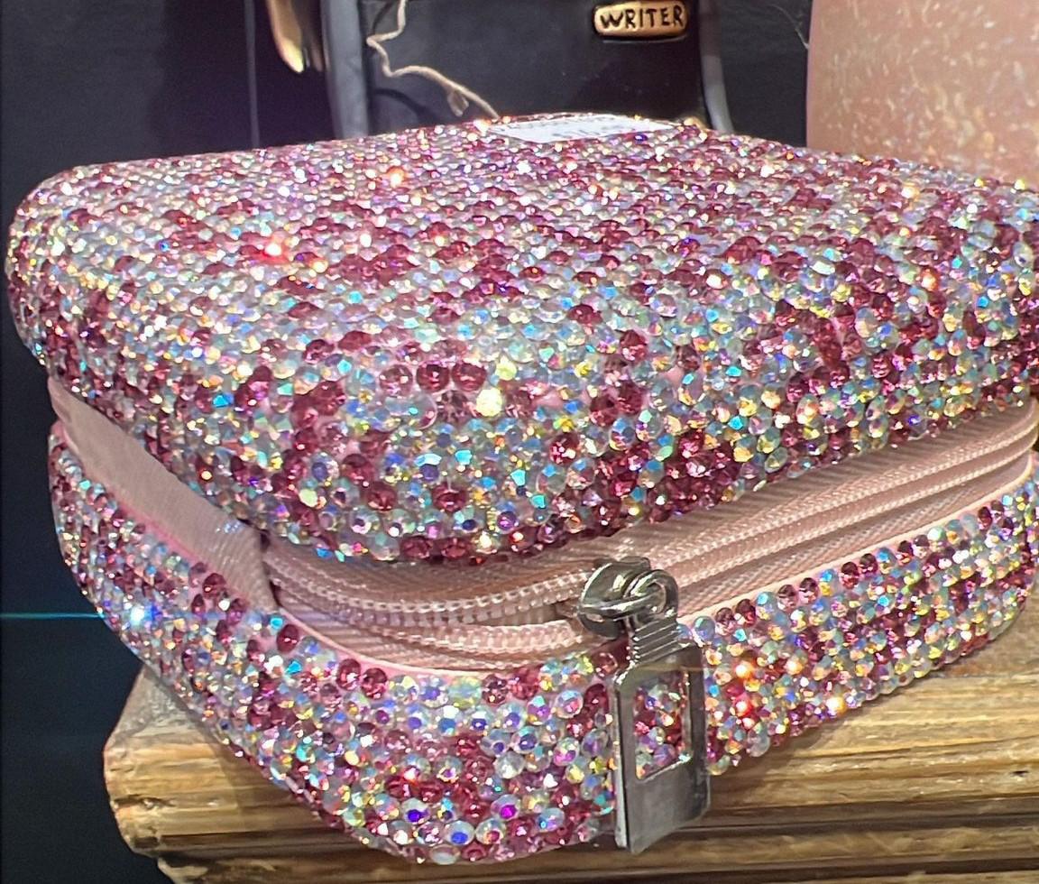 Pink Crystal Jewelry Box