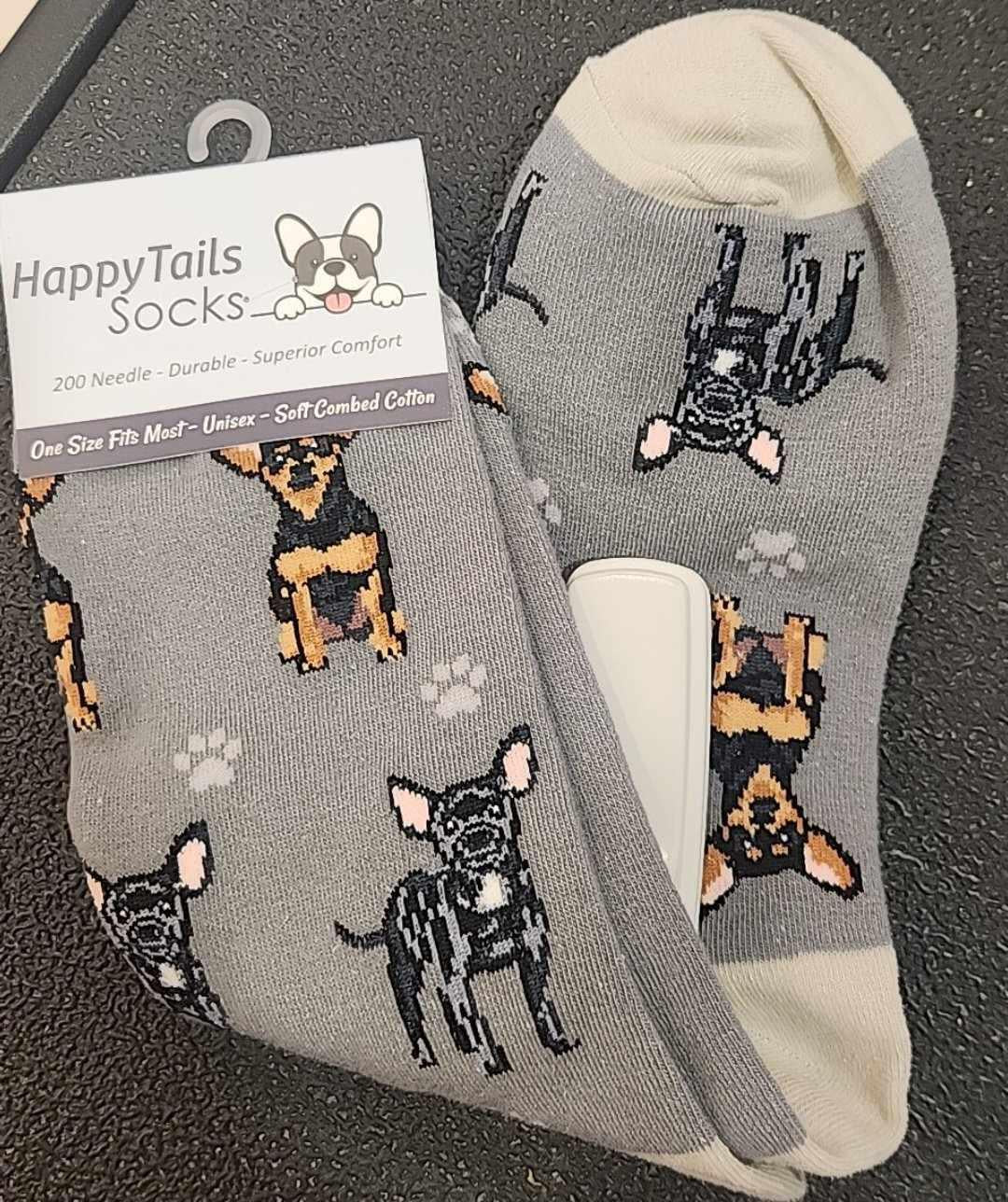 Black Chihuahua Socks
