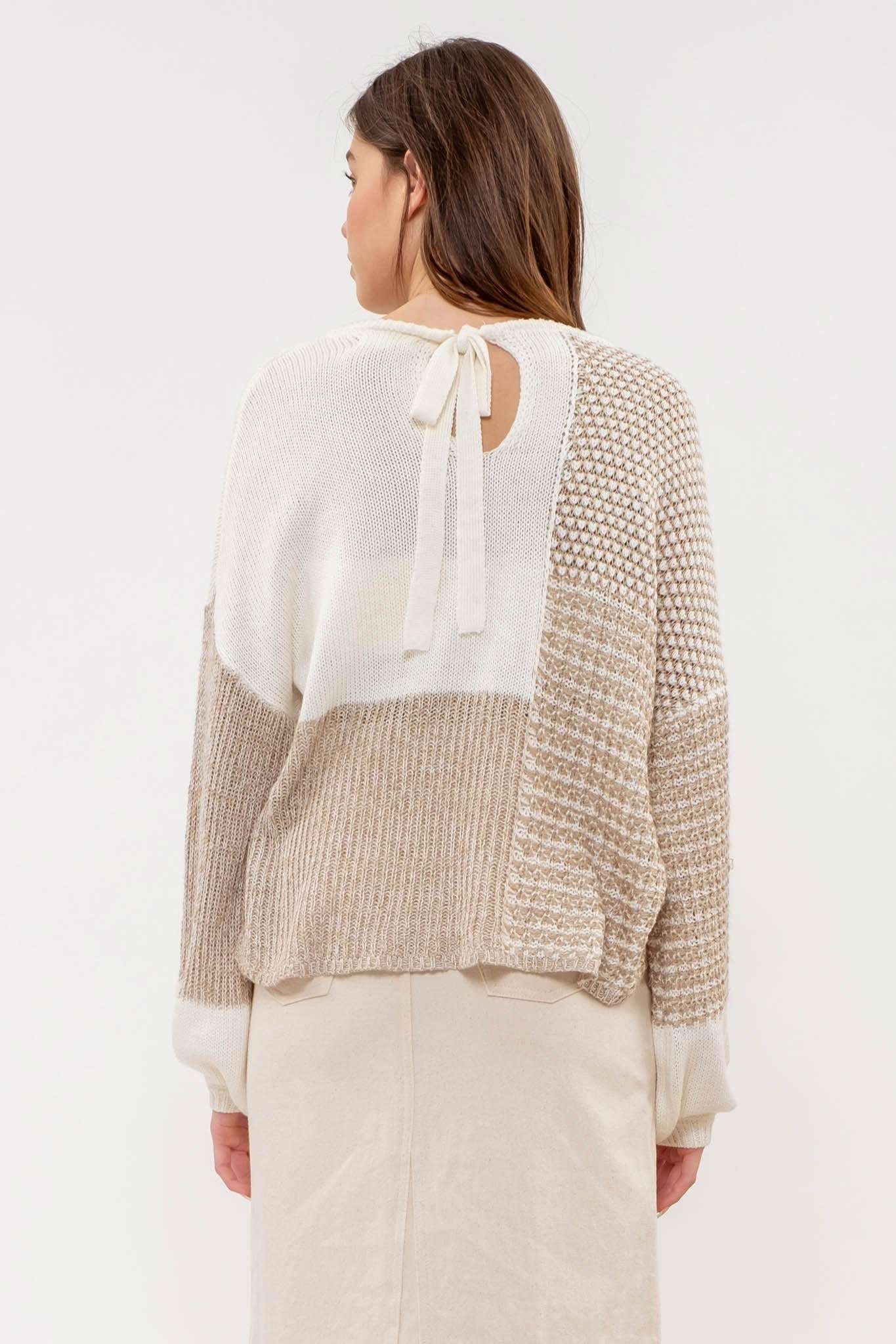 Taupe Multi Knit