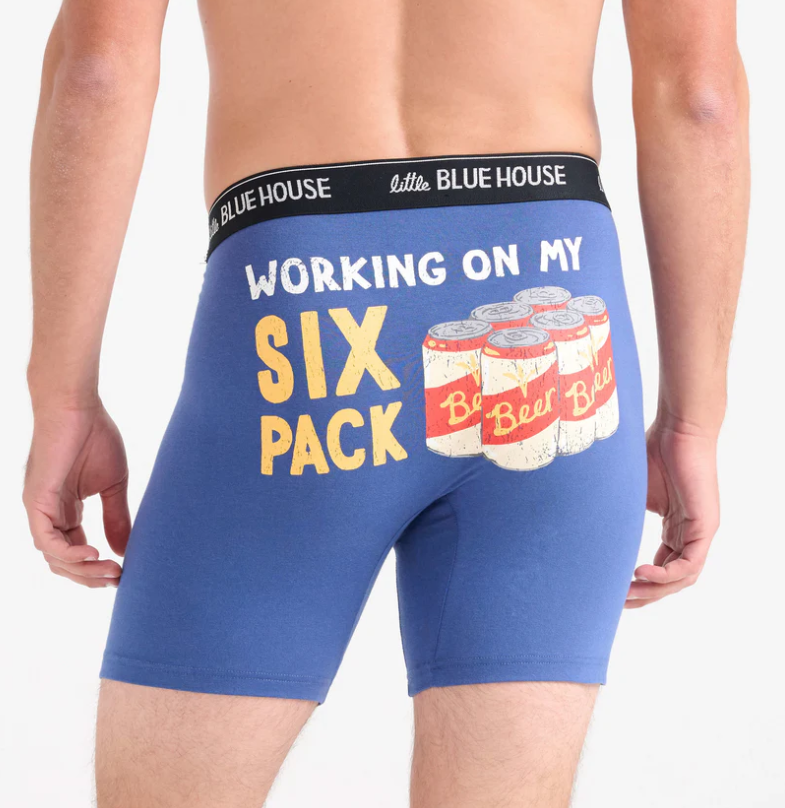 Little Blue House Six Pack Men's Boxer Briefs