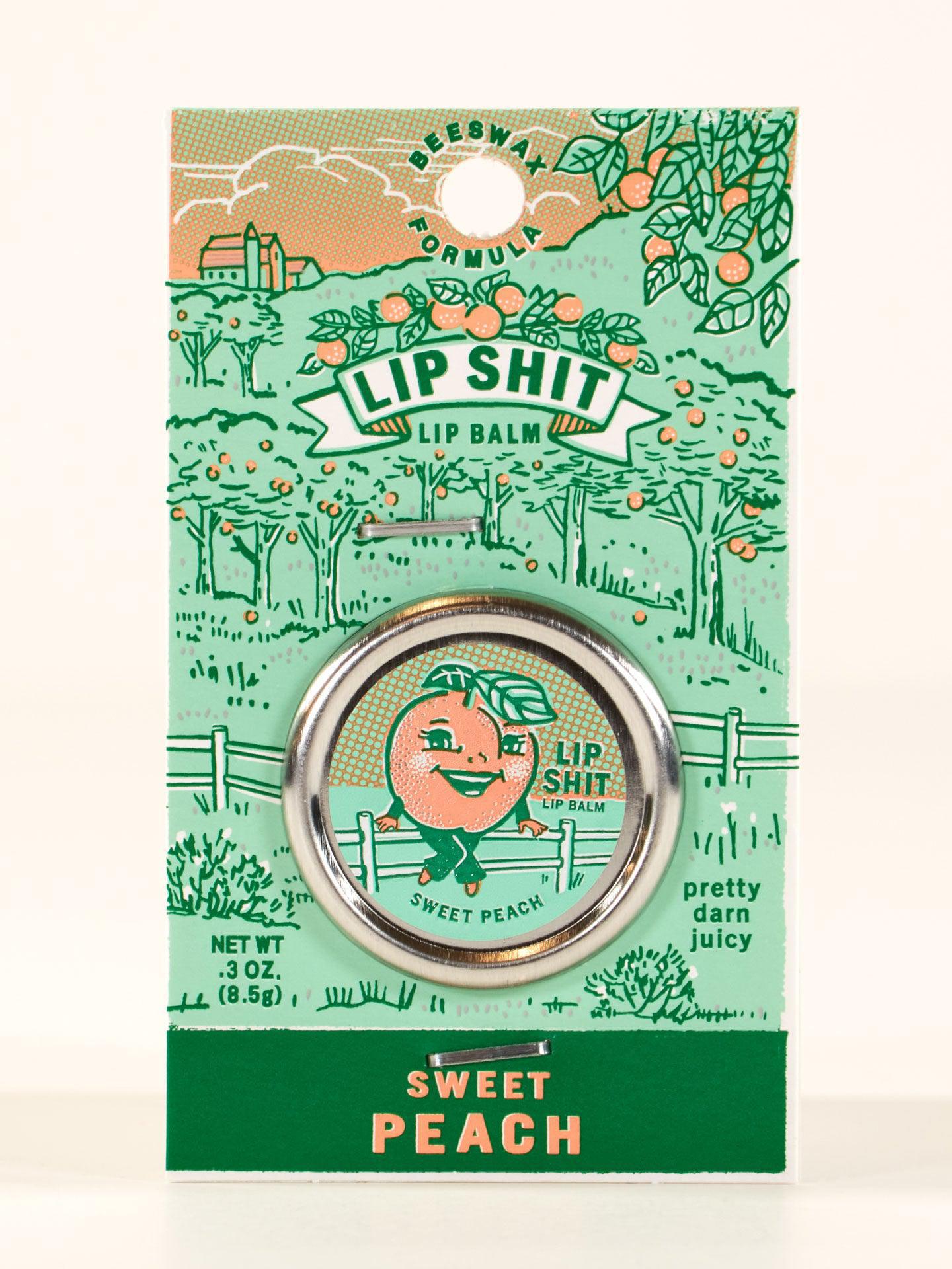 Lip Shit Lip Balm-Sweet Peach