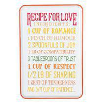 Recipe For Love Sign
