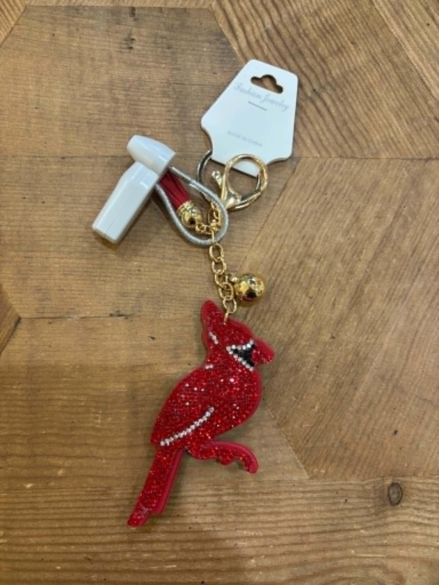 Puffy Rhinestone Keychains