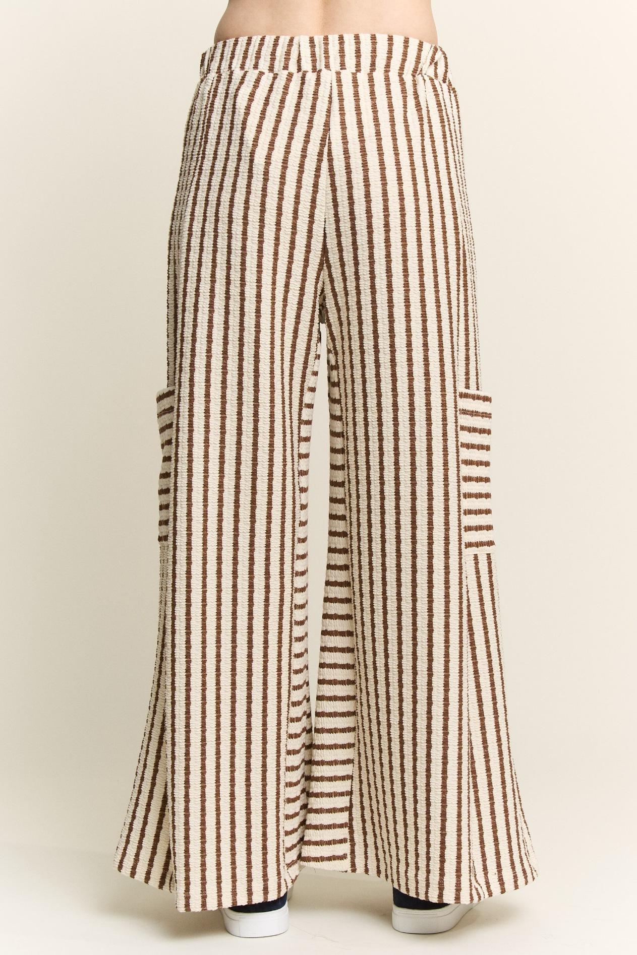 Stripe Wide Leg Pants