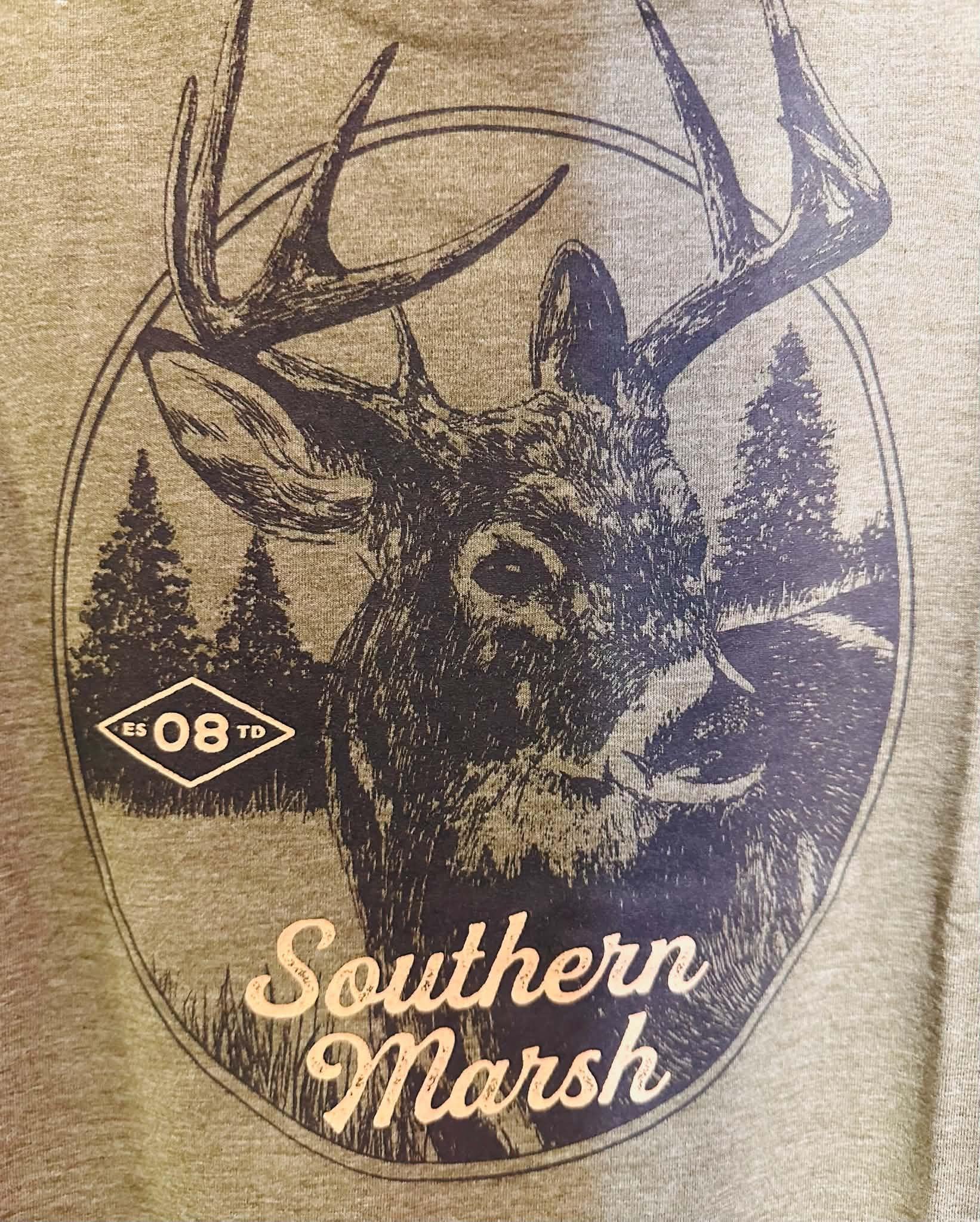 SEAWASH TEE - Whitetail - Dark Olive