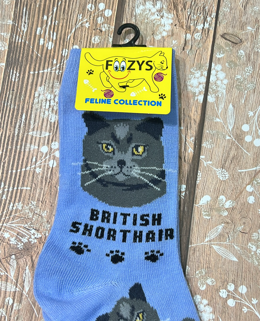 British Shorthair Cat Socks