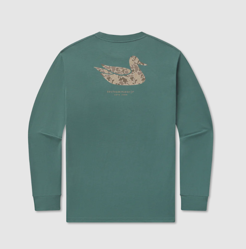 Duck Originals Tee - Camo Hunter Green