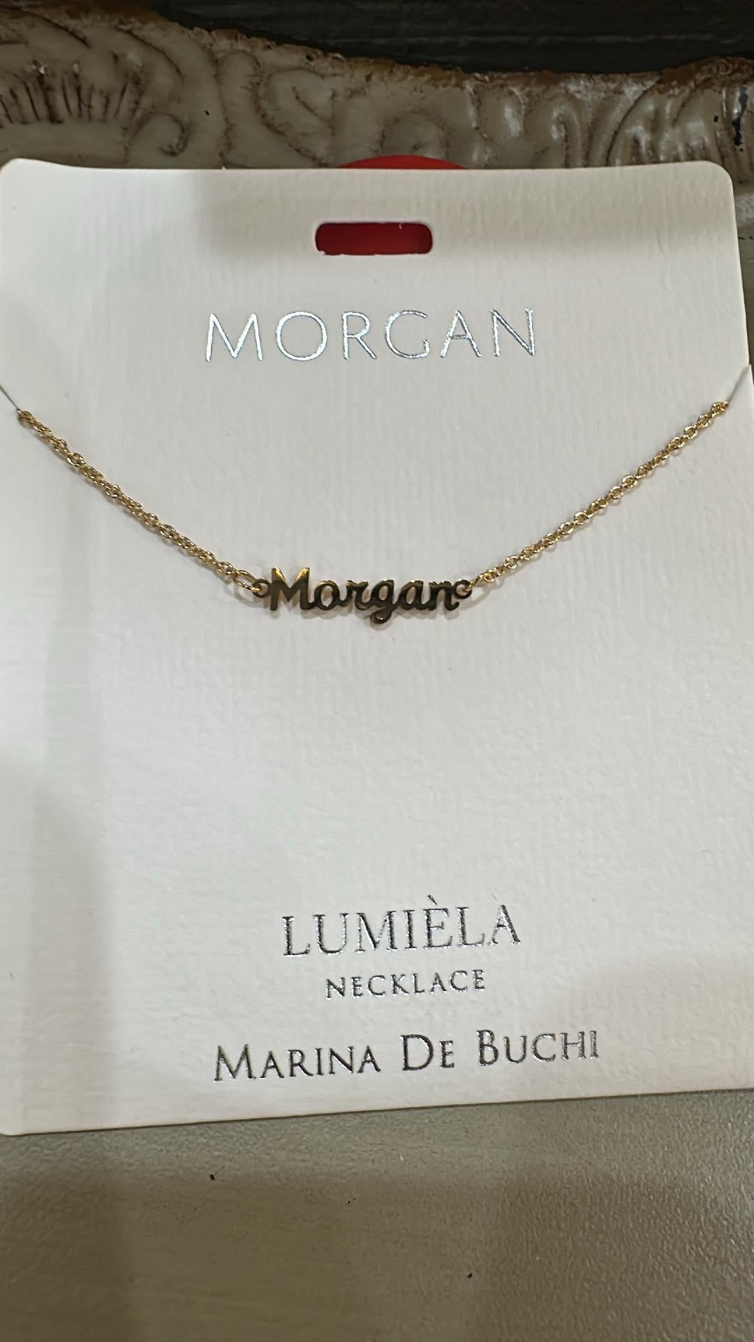 Lumiela Morgan Name Necklace