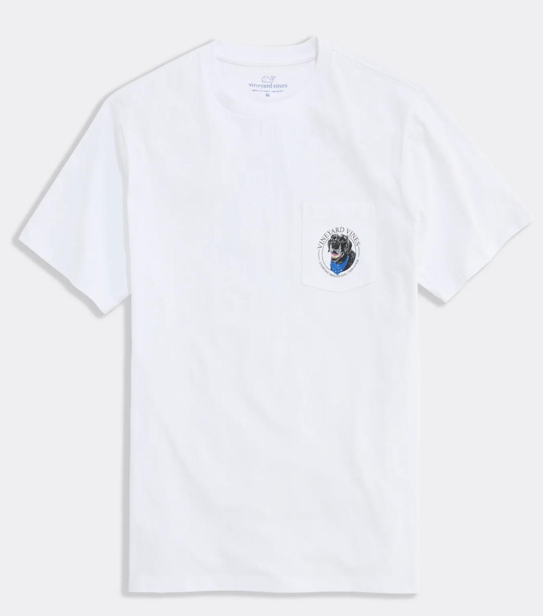 Black Lab Tee - White Cap