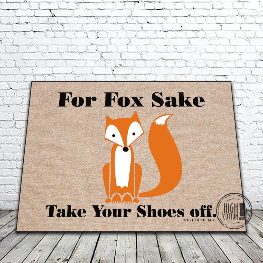 For Fox Sake Door Mat