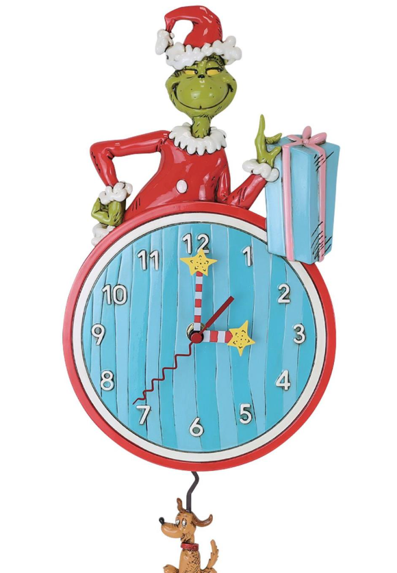 Allen Design - Grinch Wall Clock