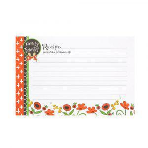 Family Favorites Recipe Cards