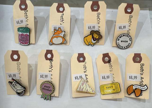 Beth's Addiction Pins Assorted