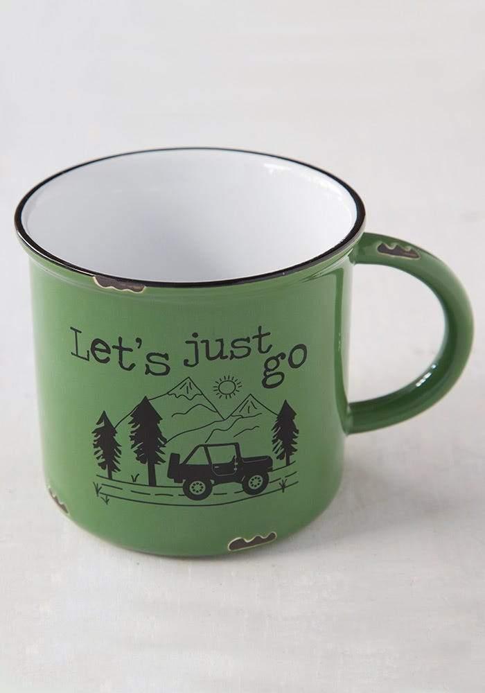 Let's Just Go Camper Mug