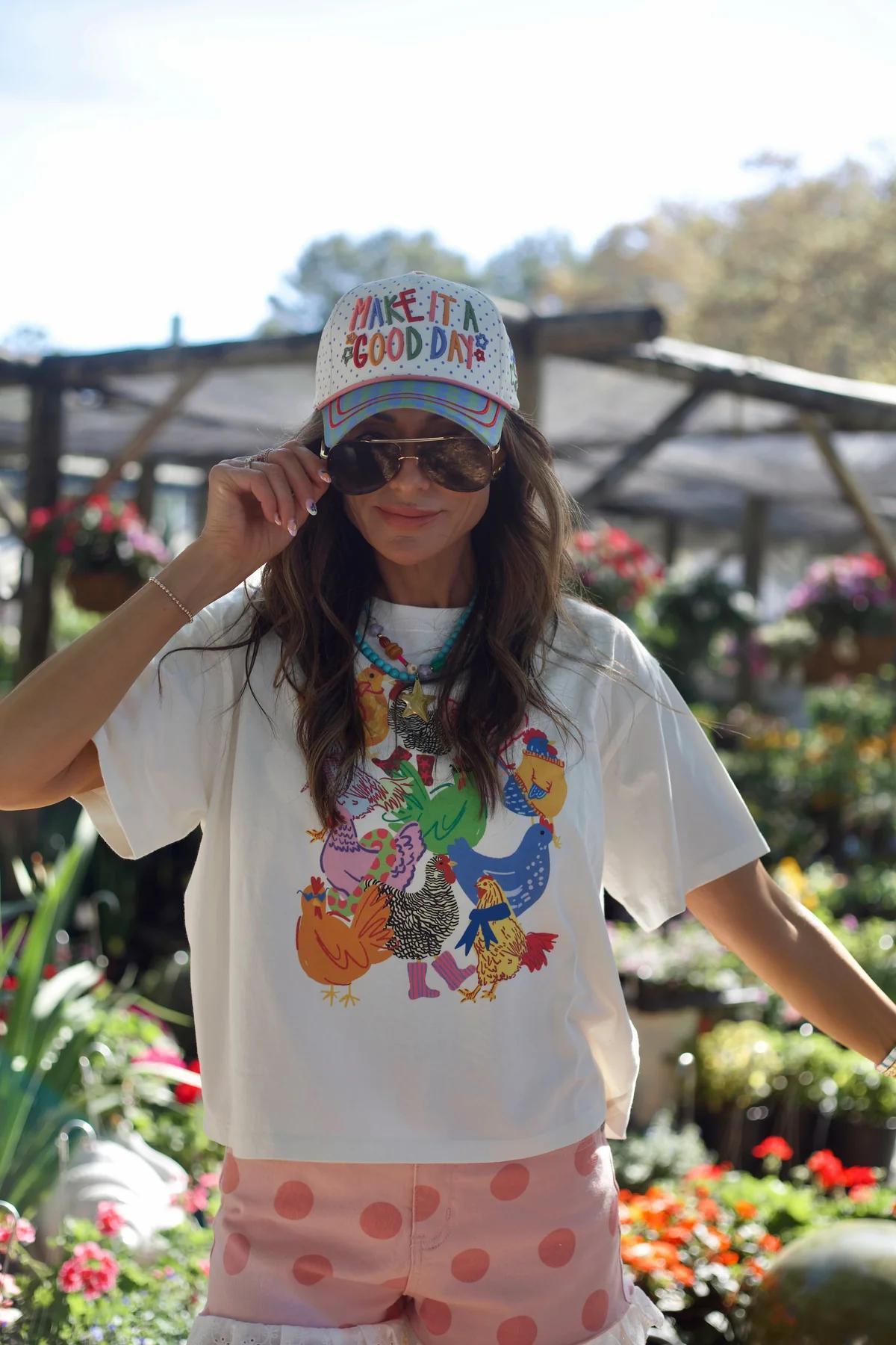 Make It a Good Day Dotty Hat