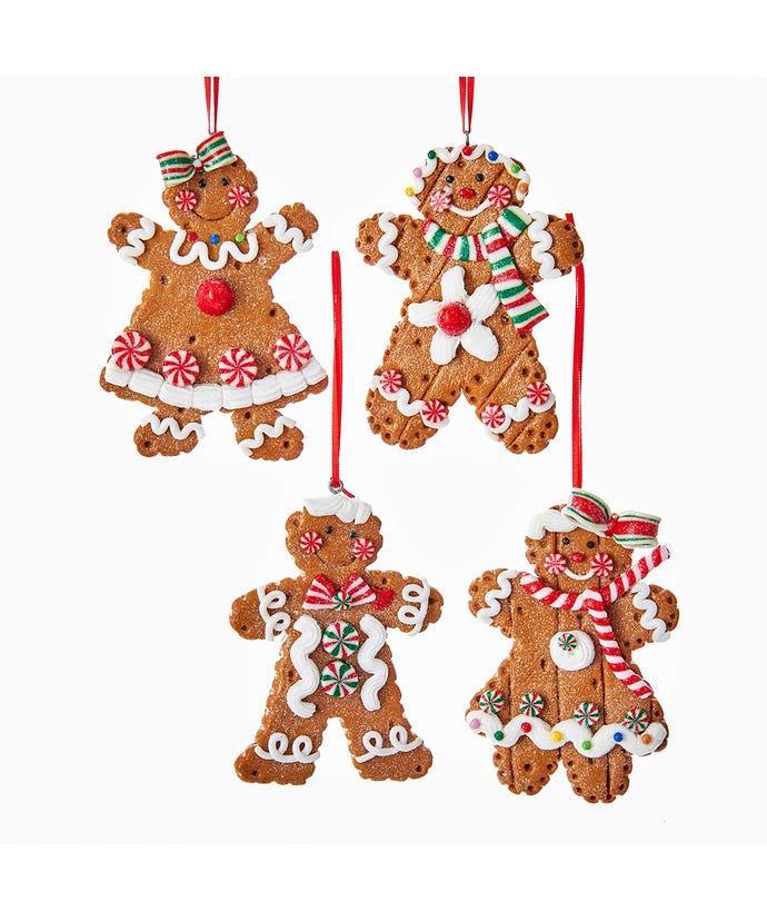 Gingerbread Boy Girl Ornament