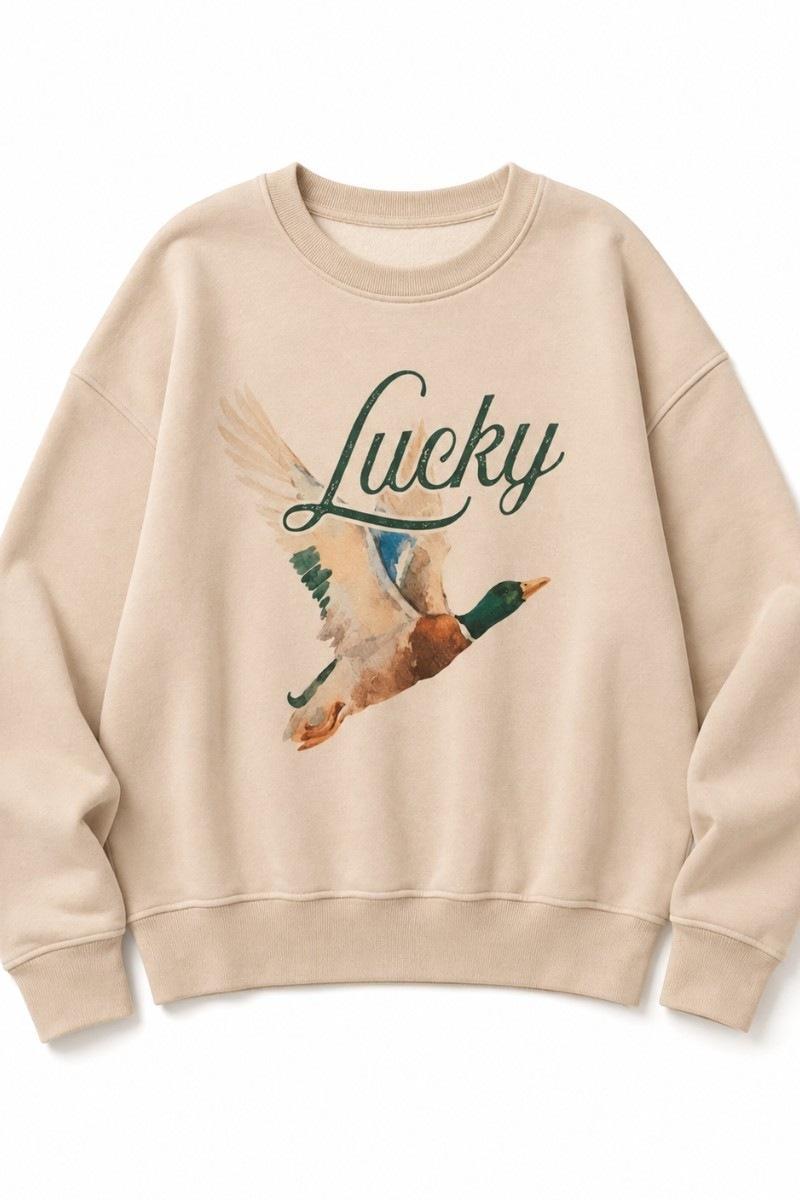 Lucky Mallard Duck Sweatshirt