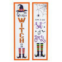 Vertical Witch Sign