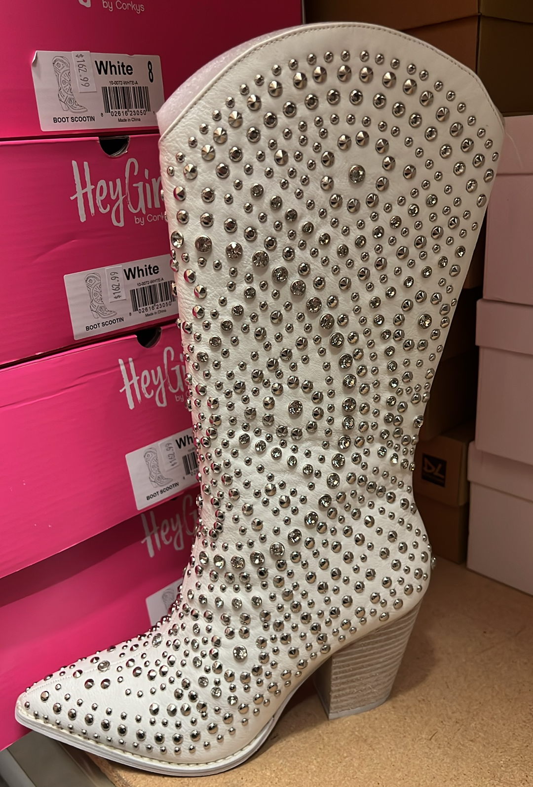 Boot Scootin White Boots