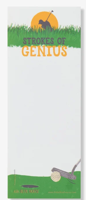Strokes of Genius Note Pad