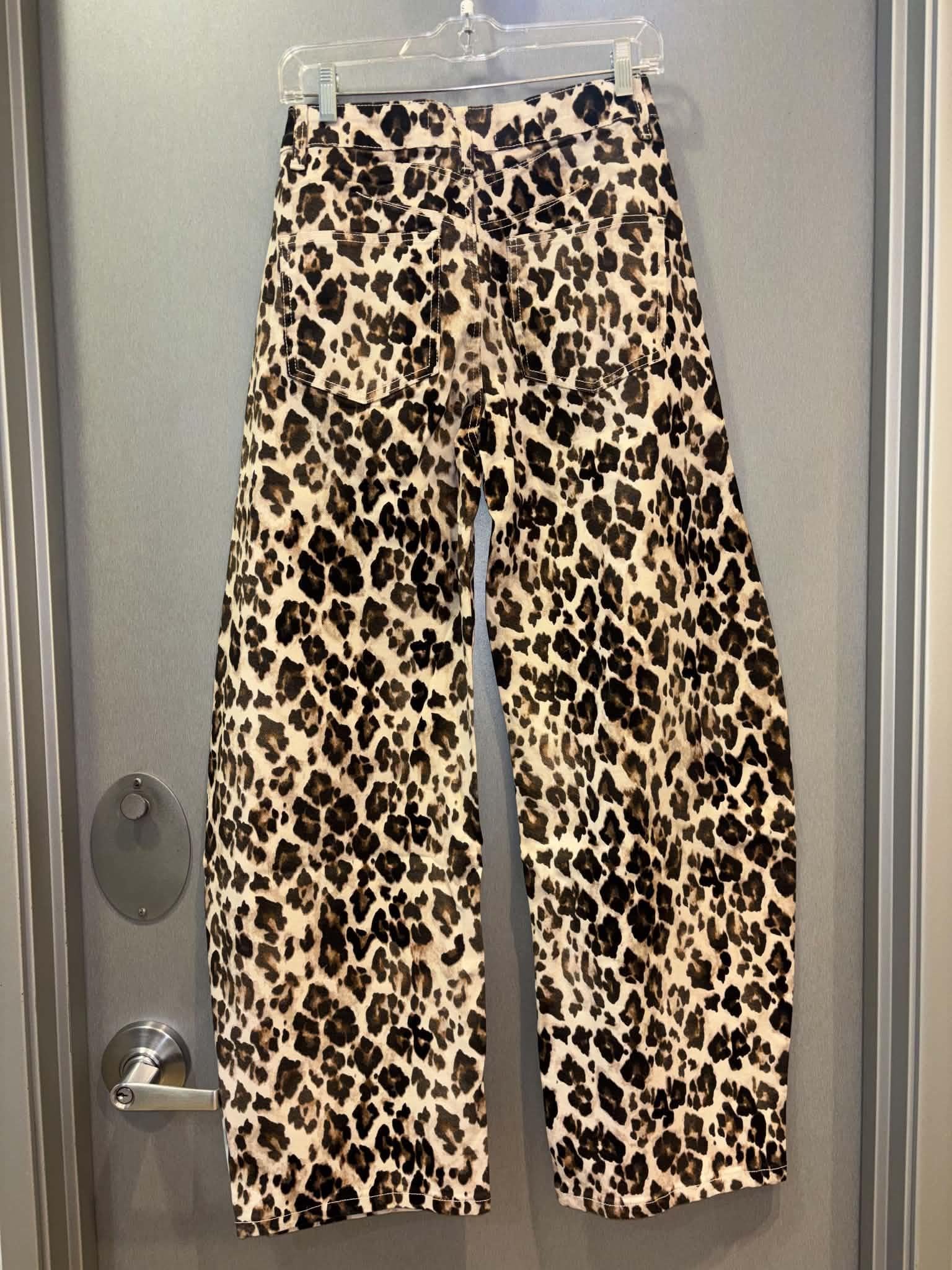 L|C Leopard Barrel Jeans