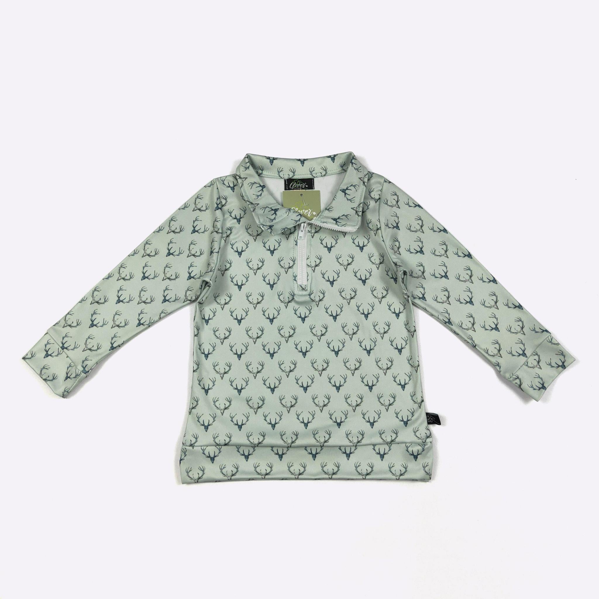 Sage Deer Boy Quarter Zip
