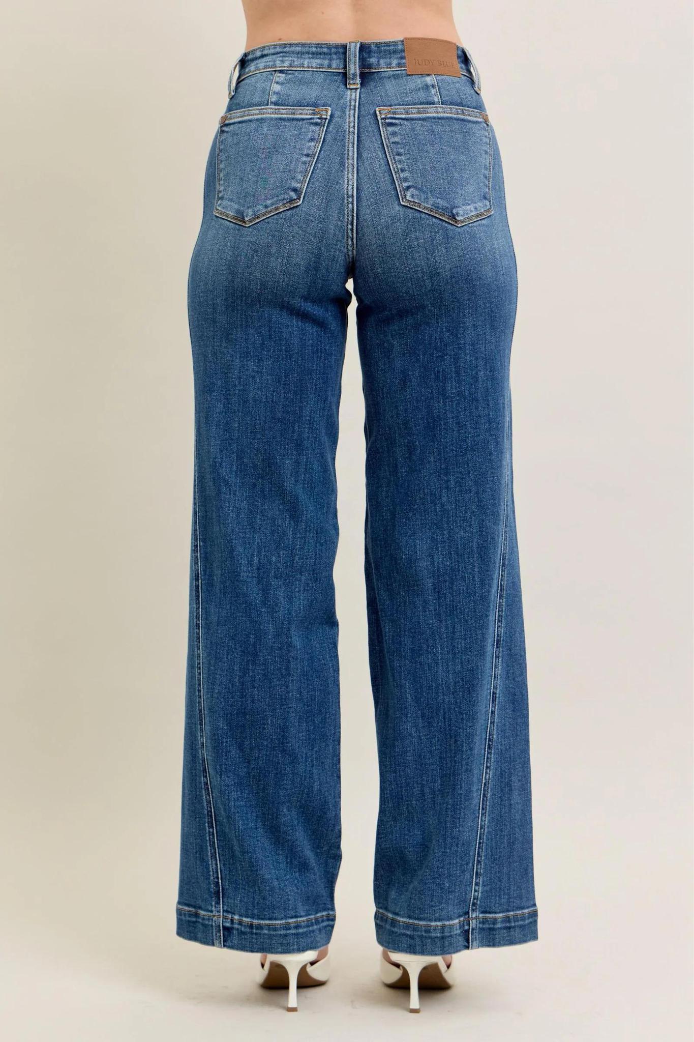 Judy Blue HW Trouser Wide Leg