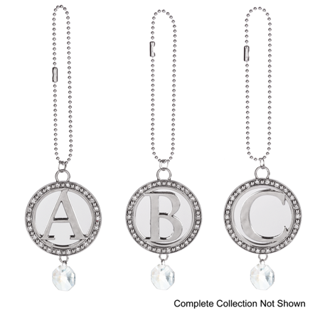 Monogram Car Charm