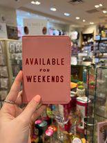 Available For Weekends Passport Holder