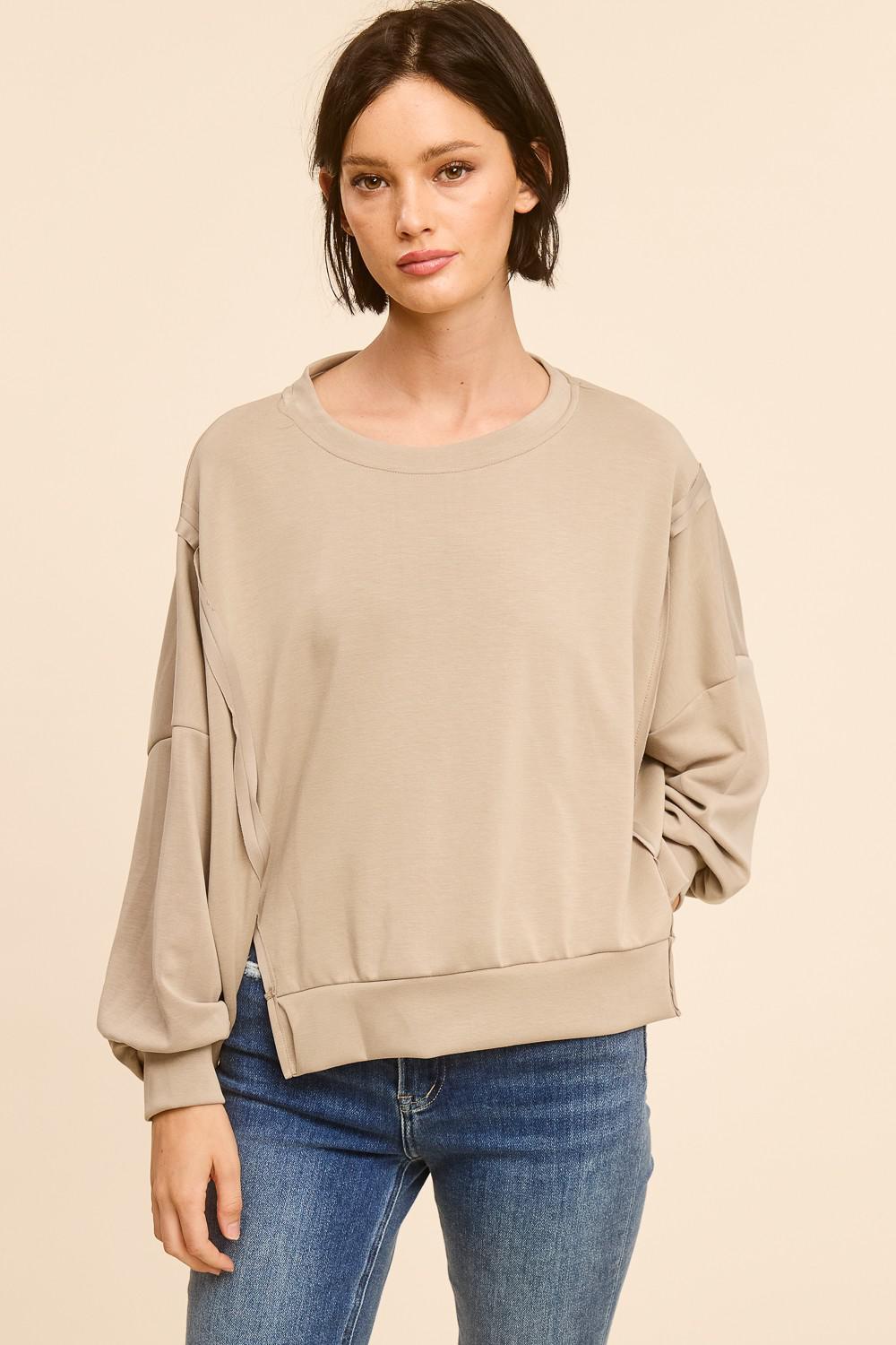 Crewneck Scuba Top