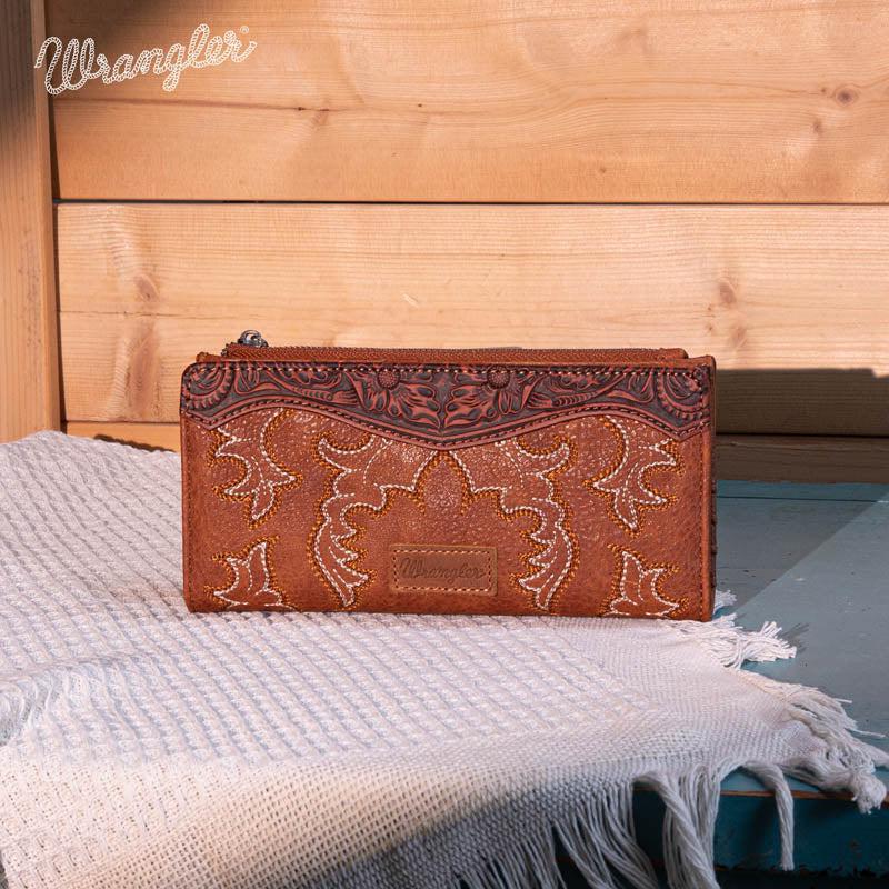 Wrangler Embroidered Bi-Fold Wallet
