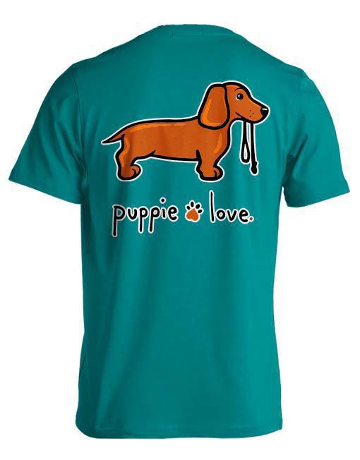 Puppie Love DACHSHUND PUP Adult Tee