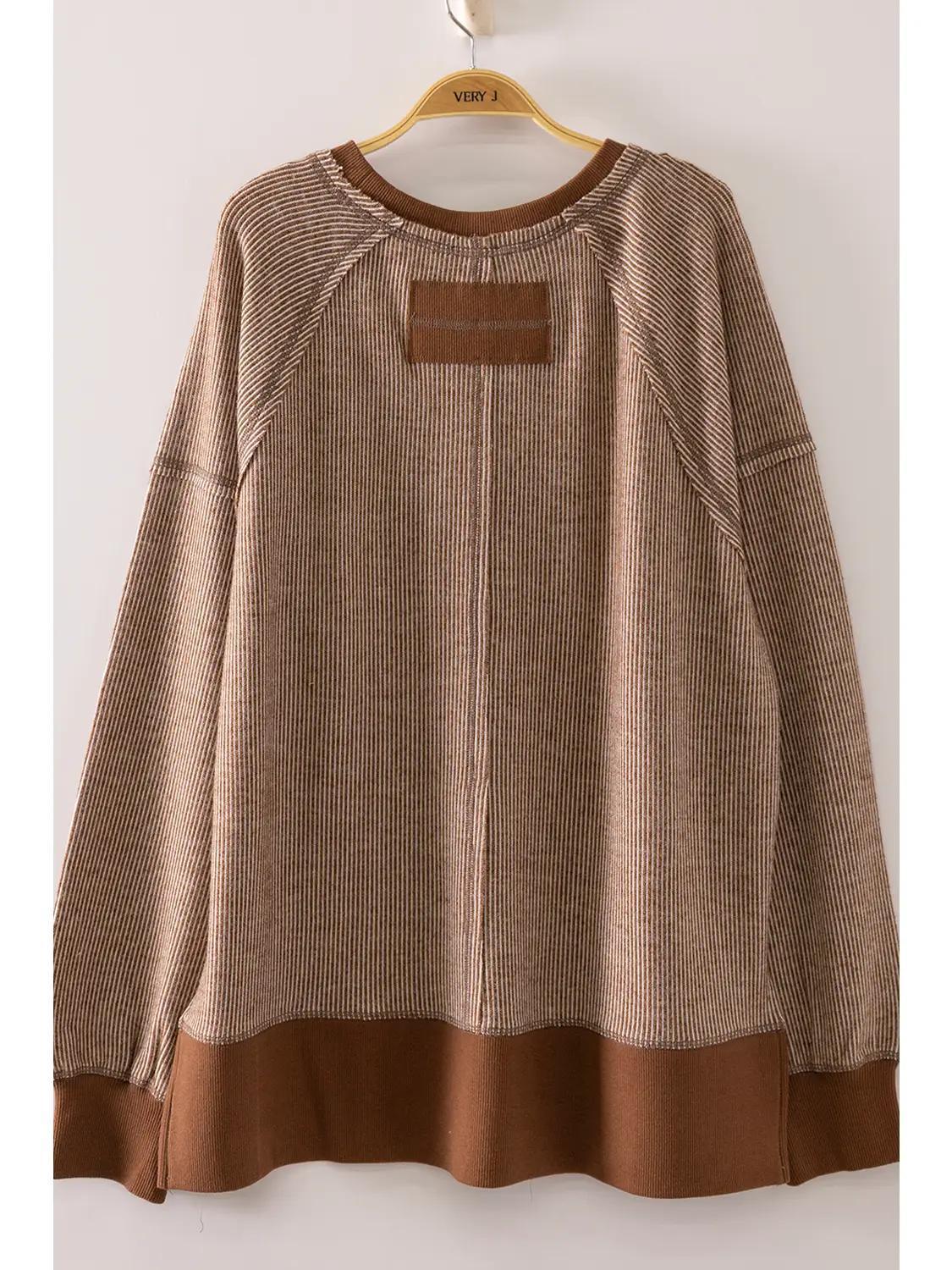 Choco Vintage Thermal Sweater