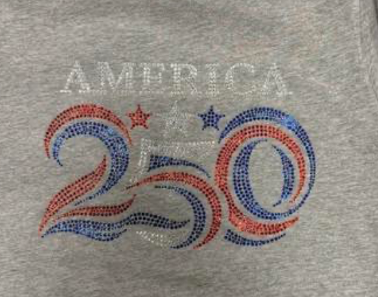 America Rhinestone Gray