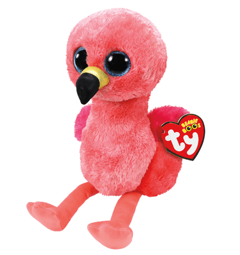 Gilda Flamingo Pink Medium Beanie Boos