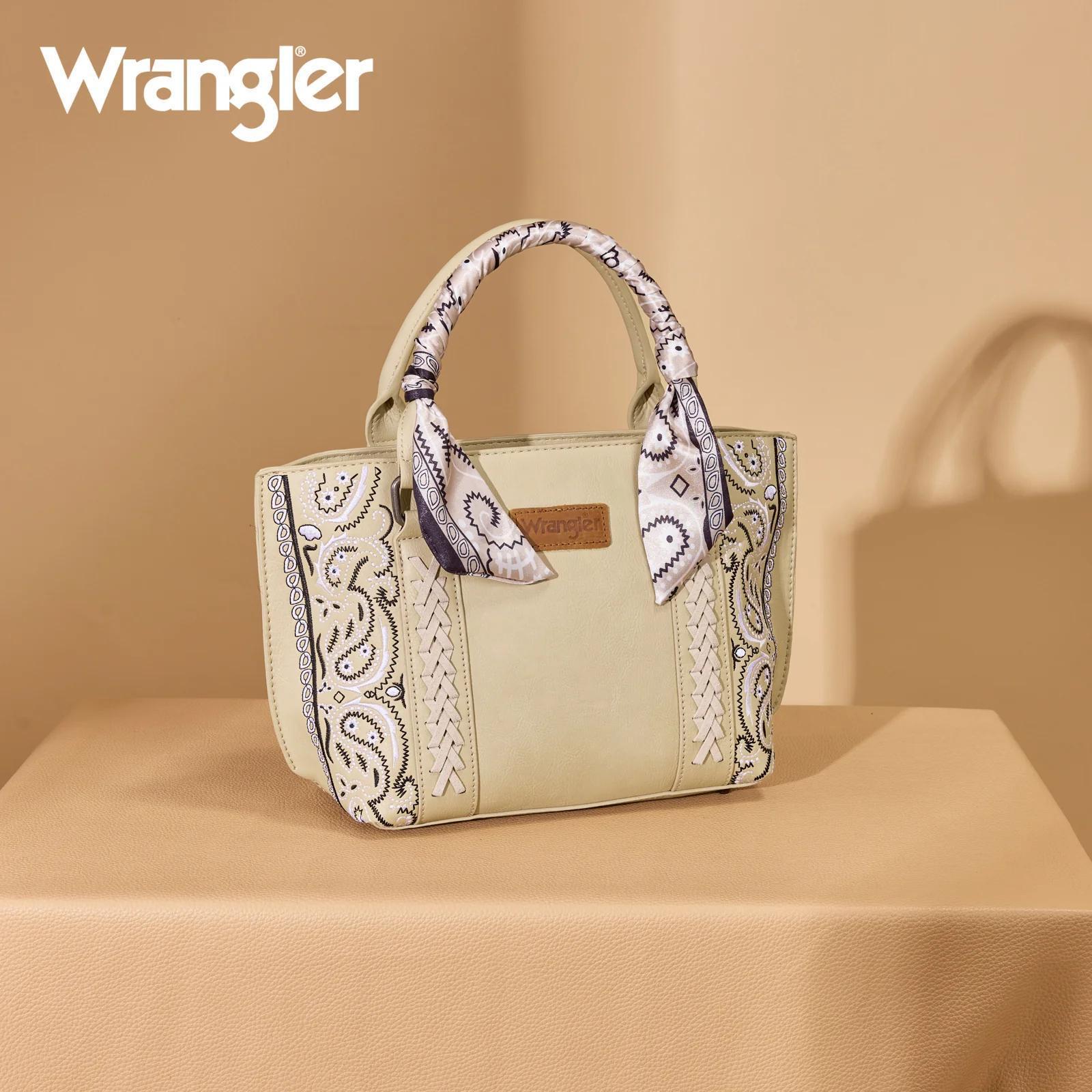 Wrangler Bandana Paisley Print Tote/Crossbody