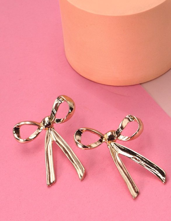 Gold Bow Movable Studs