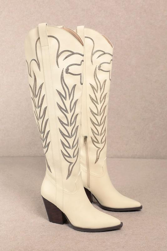 Celina Ivory Boots