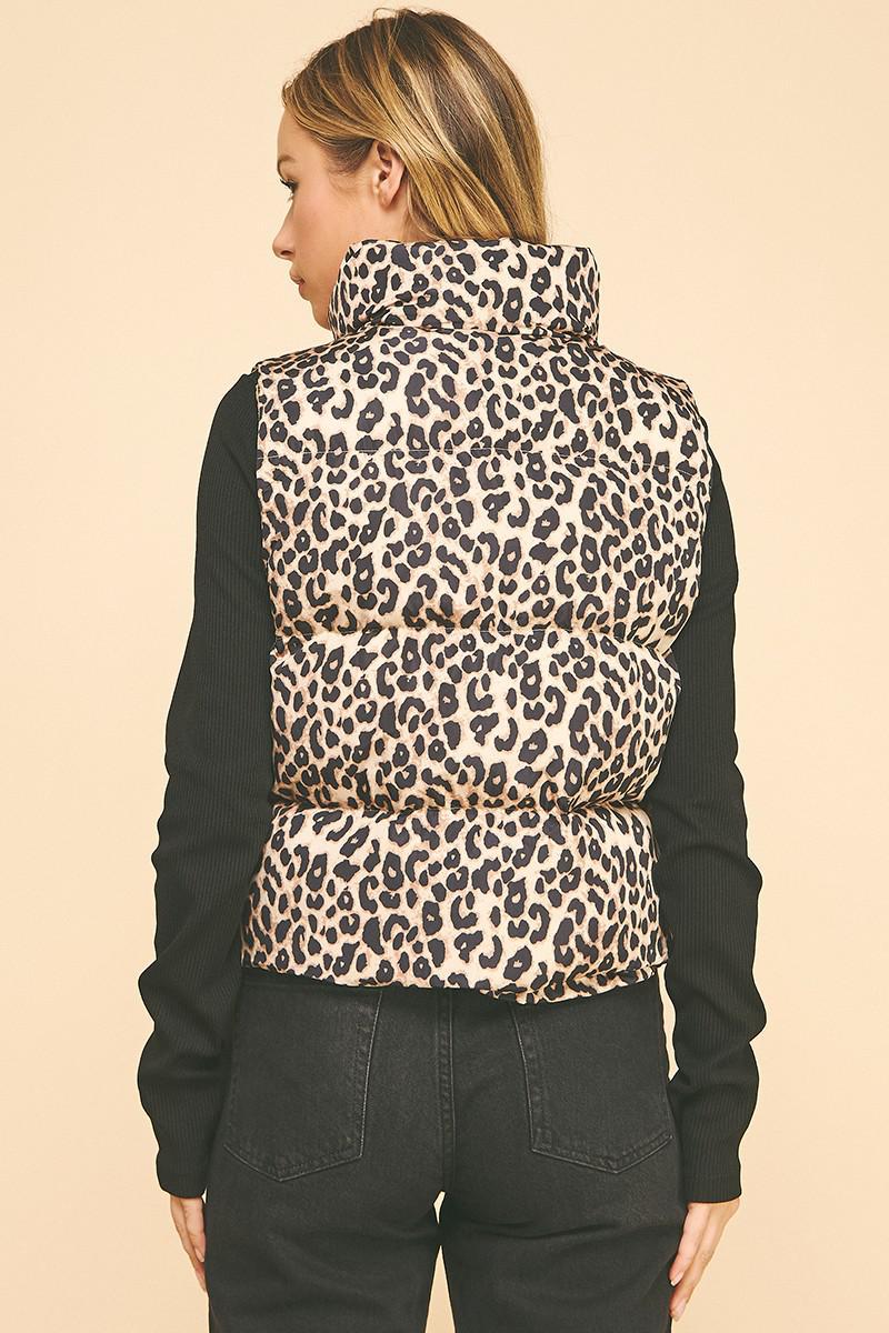 Animal Chic Puff Vest