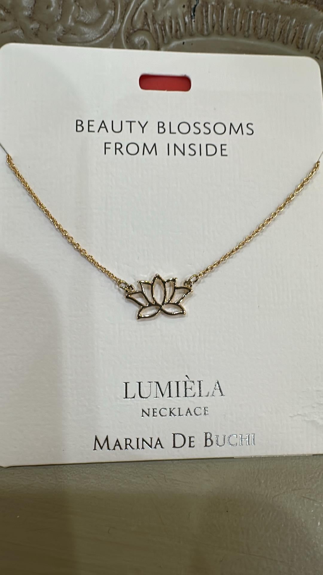 Lumiela Lotus Shape Necklace